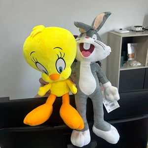 Planet Gates Big Looney Tunes Bugs Bunny Plush Toy Tweety Bird Bunny Anime Cartoon Movie Plushies Stuffed Doll Toys Gift