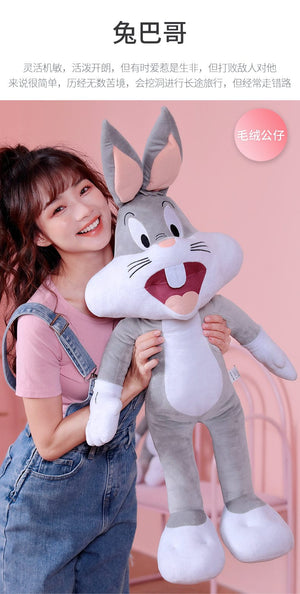 Planet Gates Big Looney Tunes Bugs Bunny Plush Toy Tweety Bird Bunny Anime Cartoon Movie Plushies Stuffed Doll Toys Gift