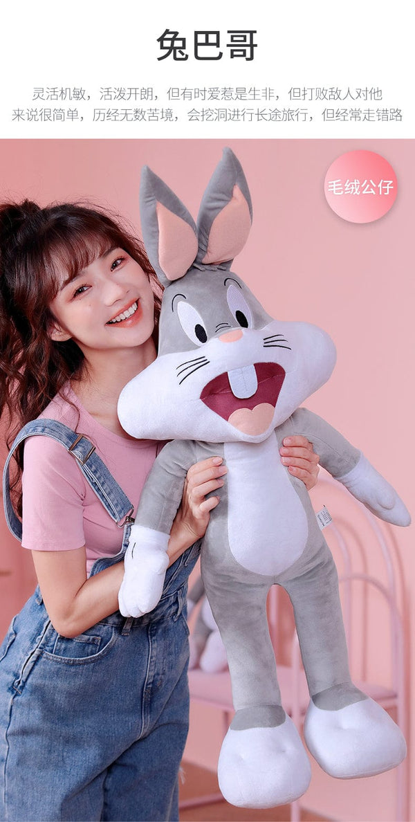 Planet Gates Big Looney Tunes Bugs Bunny Plush Toy Tweety Bird Bunny Anime Cartoon Movie Plushies Stuffed Doll Toys Gift