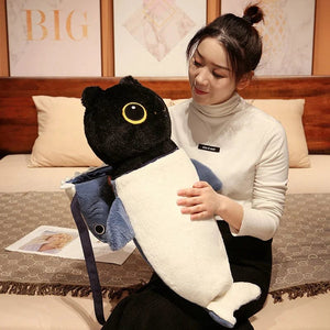Planet Gates Big Lovely Soft Long Cat Pillow Stuffed Plush Toys Nap Pillow Home Comfort Cushion Kids Birthday Gift Cute Plushies Friend Gift