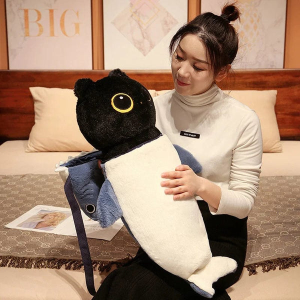 Planet Gates Big Lovely Soft Long Cat Pillow Stuffed Plush Toys Nap Pillow Home Comfort Cushion Kids Birthday Gift Cute Plushies Friend Gift