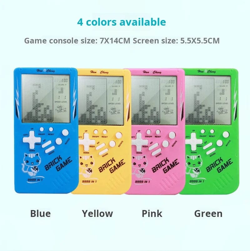 Planet Gates Big Screen Tetris Game Console Retro Retro Classic Children's Handheld Game Console Electronic Toys