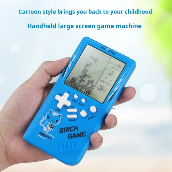 Planet Gates Big Screen Tetris Game Console Retro Retro Classic Children's Handheld Game Console Electronic Toys