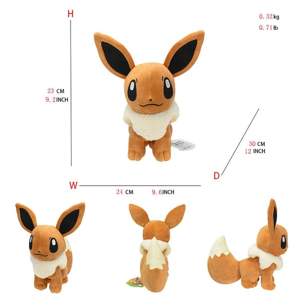 Planet Gates big Sit Eevee Big Umbreon Pokemon Plush Toy Sitting Eevee Leafeon Vaporeon Eevee Flareon Glaceon Espeon Jolteon Eevolutions Game Doll