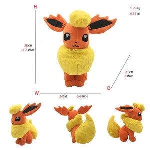 Planet Gates big Sit Flareon Big Umbreon Pokemon Plush Toy Sitting Eevee Leafeon Vaporeon Eevee Flareon Glaceon Espeon Jolteon Eevolutions Game Doll