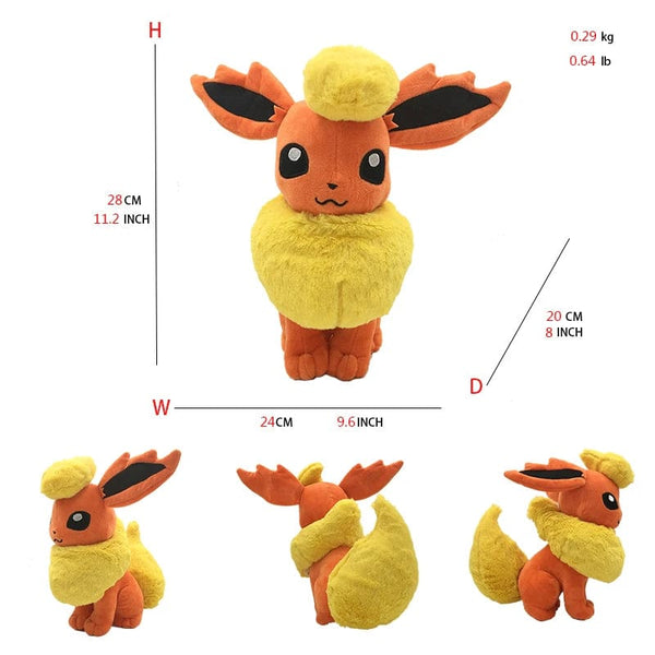 Planet Gates big Sit Flareon Big Umbreon Pokemon Plush Toy Sitting Eevee Leafeon Vaporeon Eevee Flareon Glaceon Espeon Jolteon Eevolutions Game Doll