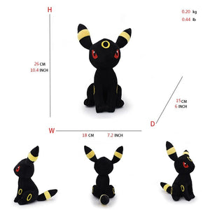 Planet Gates big Sit Umbreon Big Umbreon Pokemon Plush Toy Sitting Eevee Leafeon Vaporeon Eevee Flareon Glaceon Espeon Jolteon Eevolutions Game Doll