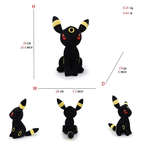 Planet Gates big Sit Umbreon Big Umbreon Pokemon Plush Toy Sitting Eevee Leafeon Vaporeon Eevee Flareon Glaceon Espeon Jolteon Eevolutions Game Doll