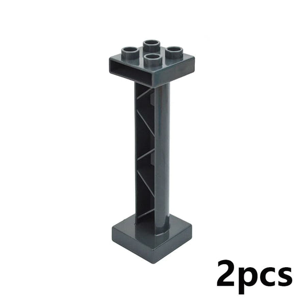 Planet Gates Big Size Building Block Marble Race Run Slide Track Maze Ball Funnel Dinosaur Animal Large Particle Brick Compatible Duploes Toy