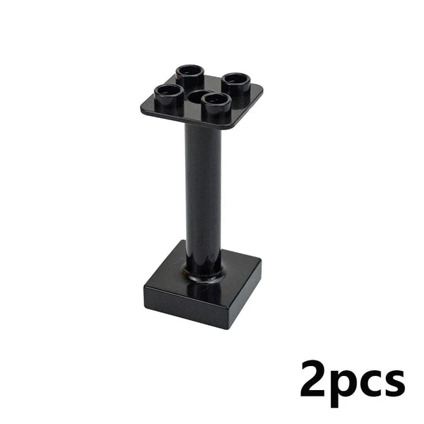 Planet Gates Big Size Building Block Marble Race Run Slide Track Maze Ball Funnel Dinosaur Animal Large Particle Brick Compatible Duploes Toy