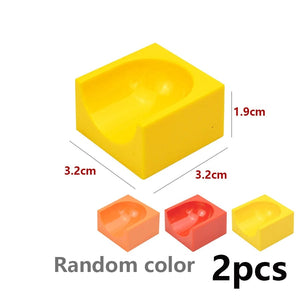 Planet Gates Big Size Building Block Marble Race Run Slide Track Maze Ball Funnel Dinosaur Animal Large Particle Brick Compatible Duploes Toy