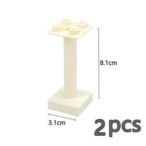 Planet Gates Big Size Building Block Marble Race Run Slide Track Maze Ball Funnel Dinosaur Animal Large Particle Brick Compatible Duploes Toy