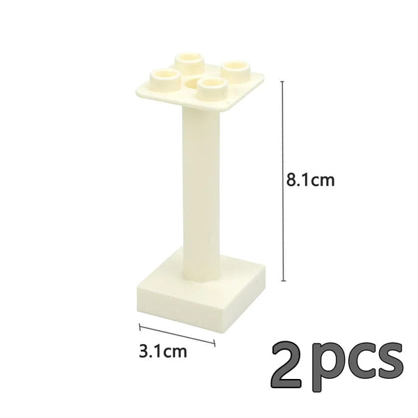 Planet Gates Big Size Building Block Marble Race Run Slide Track Maze Ball Funnel Dinosaur Animal Large Particle Brick Compatible Duploes Toy