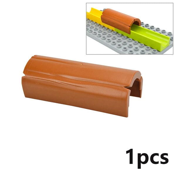 Planet Gates Big Size Building Block Marble Race Run Slide Track Maze Ball Funnel Dinosaur Animal Large Particle Brick Compatible Duploes Toy