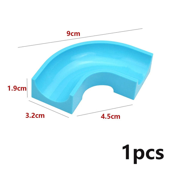 Planet Gates Big Size Building Block Marble Race Run Slide Track Maze Ball Funnel Dinosaur Animal Large Particle Brick Compatible Duploes Toy