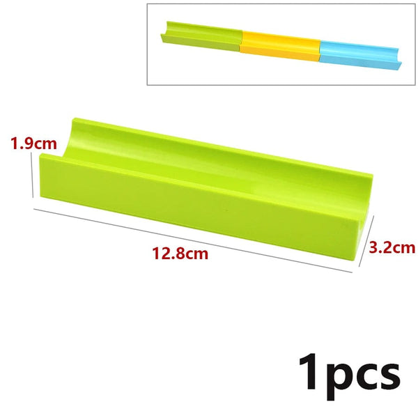 Planet Gates Big Size Building Block Marble Race Run Slide Track Maze Ball Funnel Dinosaur Animal Large Particle Brick Compatible Duploes Toy