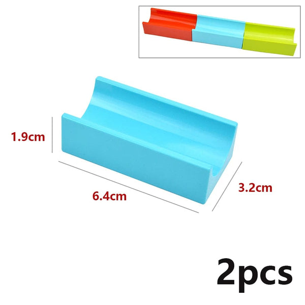 Planet Gates Big Size Building Block Marble Race Run Slide Track Maze Ball Funnel Dinosaur Animal Large Particle Brick Compatible Duploes Toy