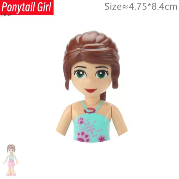 Planet Gates Big Size Character Figures Building Block Doll Family Farmer Worker Doctor Policemen Large Brick Compatible Build House Kid Toys