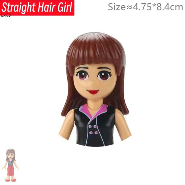 Planet Gates Big Size Character Figures Building Block Doll Family Farmer Worker Doctor Policemen Large Brick Compatible Build House Kid Toys