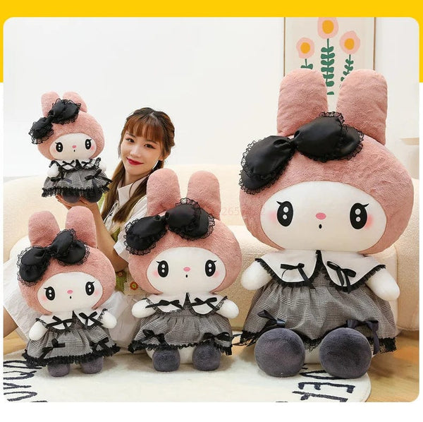 Planet Gates Big Size Kuromi Melody Cinnamoroll Plush Toys Pillow Anime Stuffed Doll Anime Sofa Cushion Girl's Room Decoration Xmas Gift