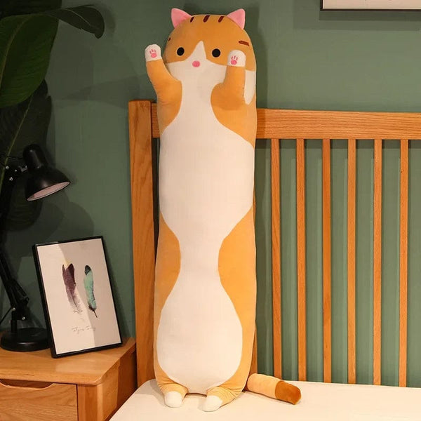 Planet Gates Big Size Long Strip Clip Legs Cat Doll Stuffed Pillow Girls Sleep Plush Lazy Toy Doll Cuddle Sleep With Sleeping Dolls