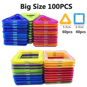 Planet Gates Big Size Magnetic Designer Construction Set Model & Building Toy Plastic Magnetic Blocks Educational Toys For Kids Gifts