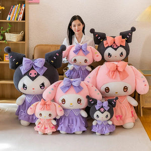 Planet Gates Big Size Plush Kuromi Melody Cinnamoroll Toys Pillow Anime Stuffed Dolls Anime Sofa Cushion Girl's Room Decoration Xmas Gift