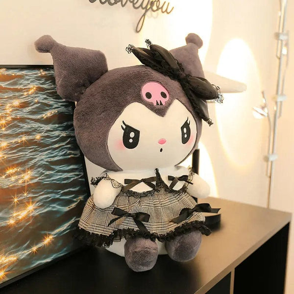 Planet Gates Big Size Plush Kuromi Melody Cinnamoroll Toys Pillow Anime Stuffed Dolls Anime Sofa Cushion Girl's Room Decoration Xmas Gift