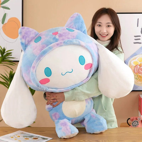 Planet Gates Big Size Sanrio Kawaii Cinnamoroll Dog Plush Toys Pillow Stuffed Animal Comfort Soft Dolls Kids Birthday Gift Cartoon Anime Toy