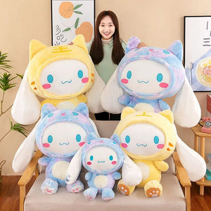 Planet Gates Big Size Sanrio Kawaii Cinnamoroll Dog Plush Toys Pillow Stuffed Animal Comfort Soft Dolls Kids Birthday Gift Cartoon Anime Toy