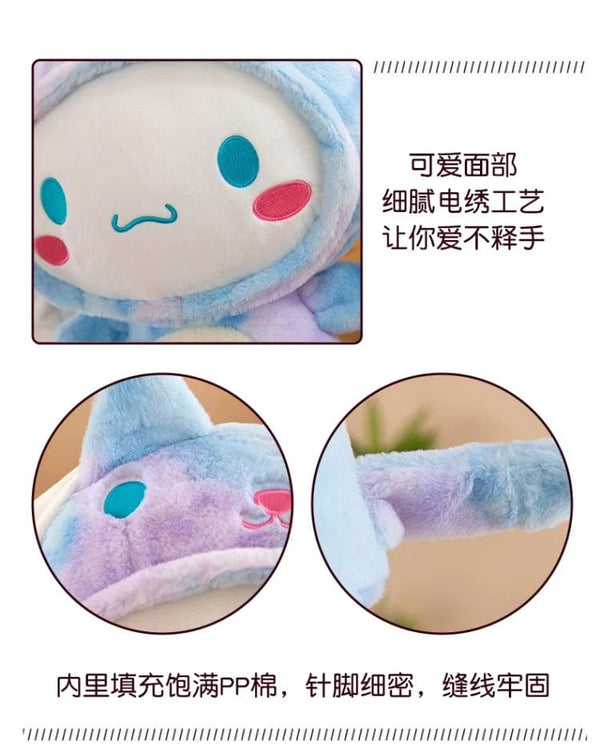 Planet Gates Big Size Sanrio Kawaii Cinnamoroll Dog Plush Toys Pillow Stuffed Animal Comfort Soft Dolls Kids Birthday Gift Cartoon Anime Toy