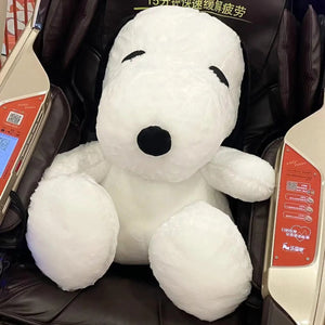 Planet Gates Big Size Snoopy Plush Toy Kawaii White Dog Soft Pillow Stuffed Doll Cartoon Animal Birthday Gifts for Girlfriends Kids