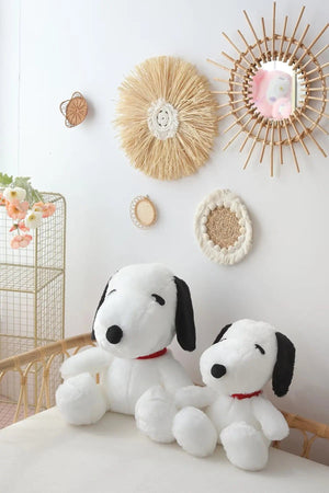 Planet Gates Big Size Snoopy Plush Toy Kawaii White Dog Soft Pillow Stuffed Doll Cartoon Animal Birthday Gifts for Girlfriends Kids