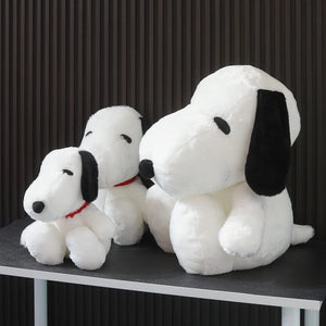 Planet Gates Big Size Snoopy Plush Toy Kawaii White Dog Soft Pillow Stuffed Doll Cartoon Animal Birthday Gifts for Girlfriends Kids