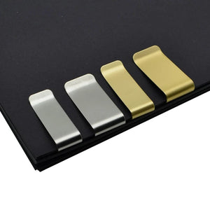 Planet Gates Big Stainless Metal Paper Clip For Notebook Bookmark Tool Stainless Steel And Brass Material Book Paper Clips Office School Reading Supplies