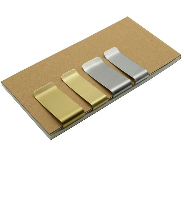 Planet Gates Big Stainless Metal Paper Clip For Notebook Bookmark Tool Stainless Steel And Brass Material Book Paper Clips Office School Reading Supplies