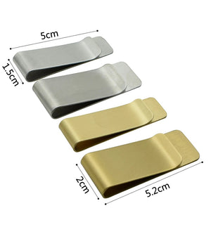 Planet Gates Big Stainless Metal Paper Clip For Notebook Bookmark Tool Stainless Steel And Brass Material Book Paper Clips Office School Reading Supplies