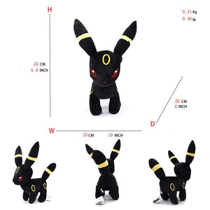 Planet Gates big stand Umbreon Big Umbreon Pokemon Plush Toy Sitting Eevee Leafeon Vaporeon Eevee Flareon Glaceon Espeon Jolteon Eevolutions Game Doll