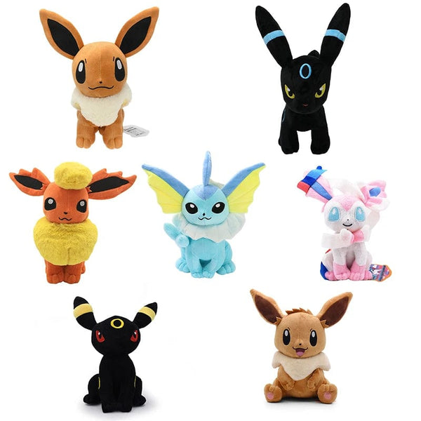 Planet Gates Big Umbreon Pokemon Plush Toy Sitting Eevee Leafeon Vaporeon Eevee Flareon Glaceon Espeon Jolteon Eevolutions Game Doll