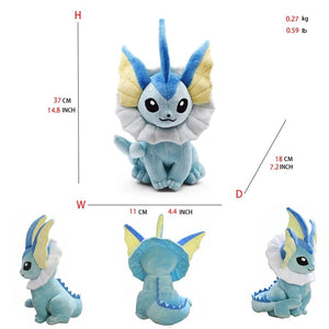 Planet Gates Big Umbreon Pokemon Plush Toy Sitting Eevee Leafeon Vaporeon Eevee Flareon Glaceon Espeon Jolteon Eevolutions Game Doll
