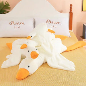 Planet Gates Big White Goose Hug Sleeping Pillow Plush Toy Duck Big Goose Doll Bed Pillow