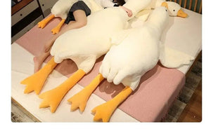 Planet Gates Big White Goose Hug Sleeping Pillow Plush Toy Duck Big Goose Doll Bed Pillow