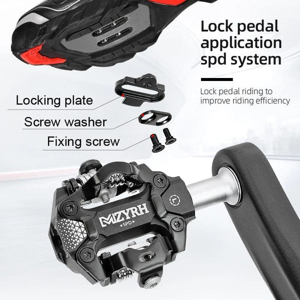 Planet Gates Bike Pedal Ultralight Aluminum  Sealed Bearings Road Bmx Mtb SPD Pedals Non-Slip Waterproof Bicycle Pedals