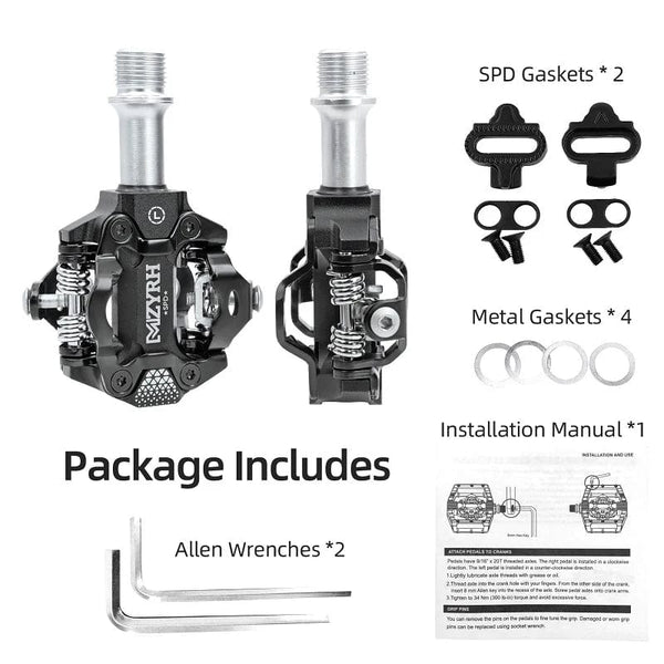 Planet Gates Bike Pedal Ultralight Aluminum  Sealed Bearings Road Bmx Mtb SPD Pedals Non-Slip Waterproof Bicycle Pedals