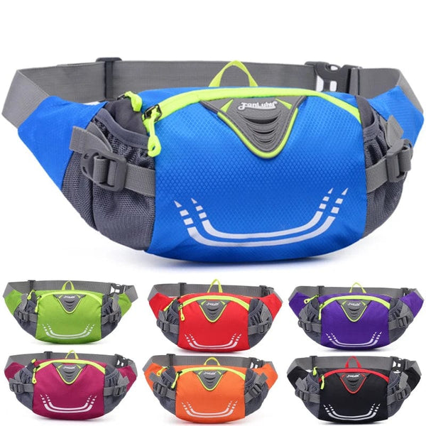 Planet Gates Bike Riding Cycling Running Fishing Hiking Waist Bag Fanny Pack Outdoor Belt Kettle Pouch Gym Sport Fitness Water Bottle Pocket