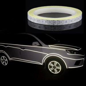 Planet Gates Bike Wheels Reflective Stickers Cycling Fluorescent Reflect Strip Adhesive Tape for 1cm*8m MTB Bicycle Warning Safety Decor Stic