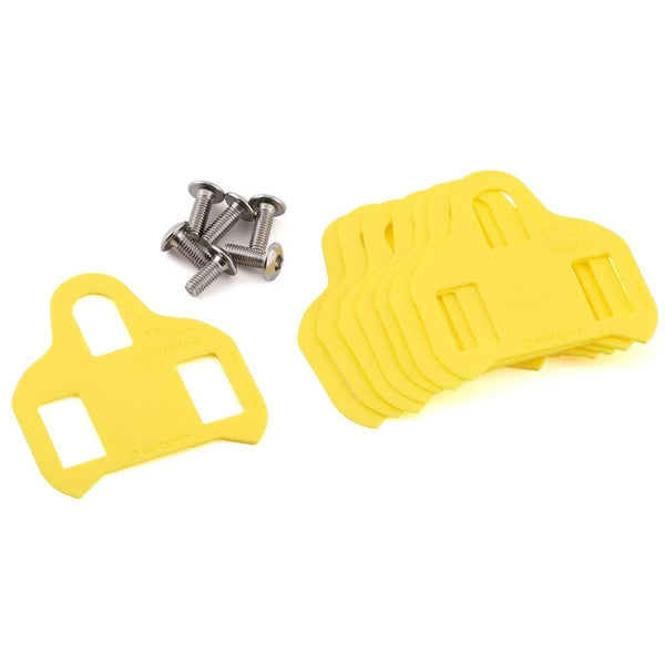 Planet Gates BikeFit Cleat Wedges for Shimano Road SPD-SL & MTB SPD ATAC SpeedPlay Crank Bros Cleats 8 pcs/Pack Bike Fitting