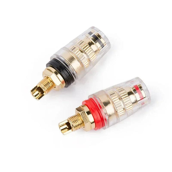 Planet Gates Binding Post Banana Plug Socket Gold Plated Speaker Terminal Amplifier Audio Connector Consumer Electronics Solid Hard Copper