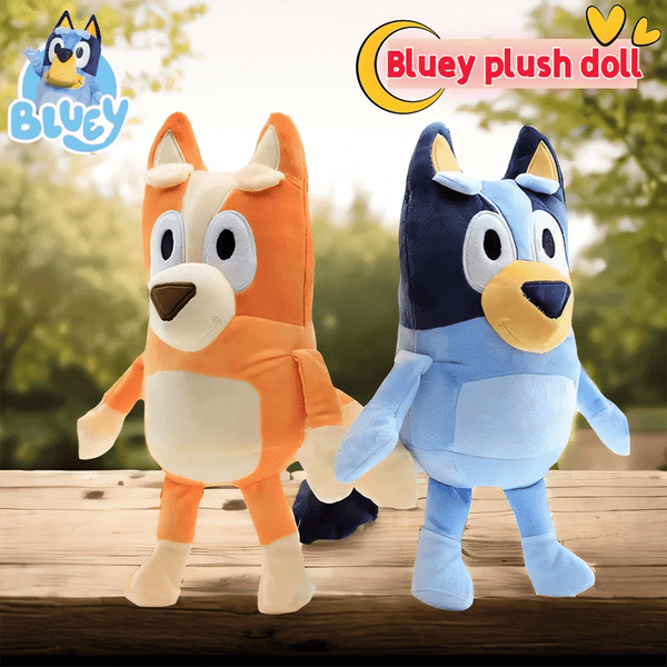 Planet Gates Bingo 28cm 28cm 17cm Bluey Family Plush Toys Cute Simulation Pet Dog Patrol Bingo Sister Kawai Plush Children's Toy Doll Birthday Gift Toy
