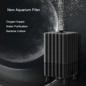 Planet Gates Bio Sponge Filter for Akvarium Fisketank Rekedam Luftpumpe Biokjemisk Filtrering Lydløs Skumsvamp Akvariumtilbehør